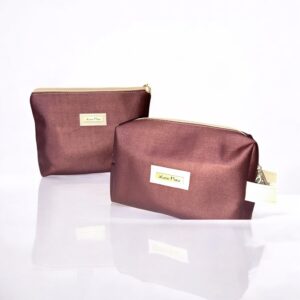 kit Necessaire elegante vinho